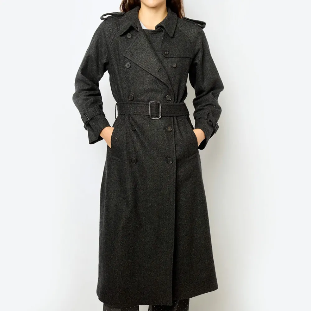 Women GERARD DAREL - Trench Serge - Anthracite