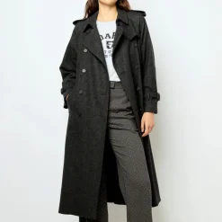 Women GERARD DAREL - Trench Serge - Anthracite