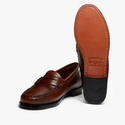 Women GH Bass - Mocassins Weejuns Penny - Cognac