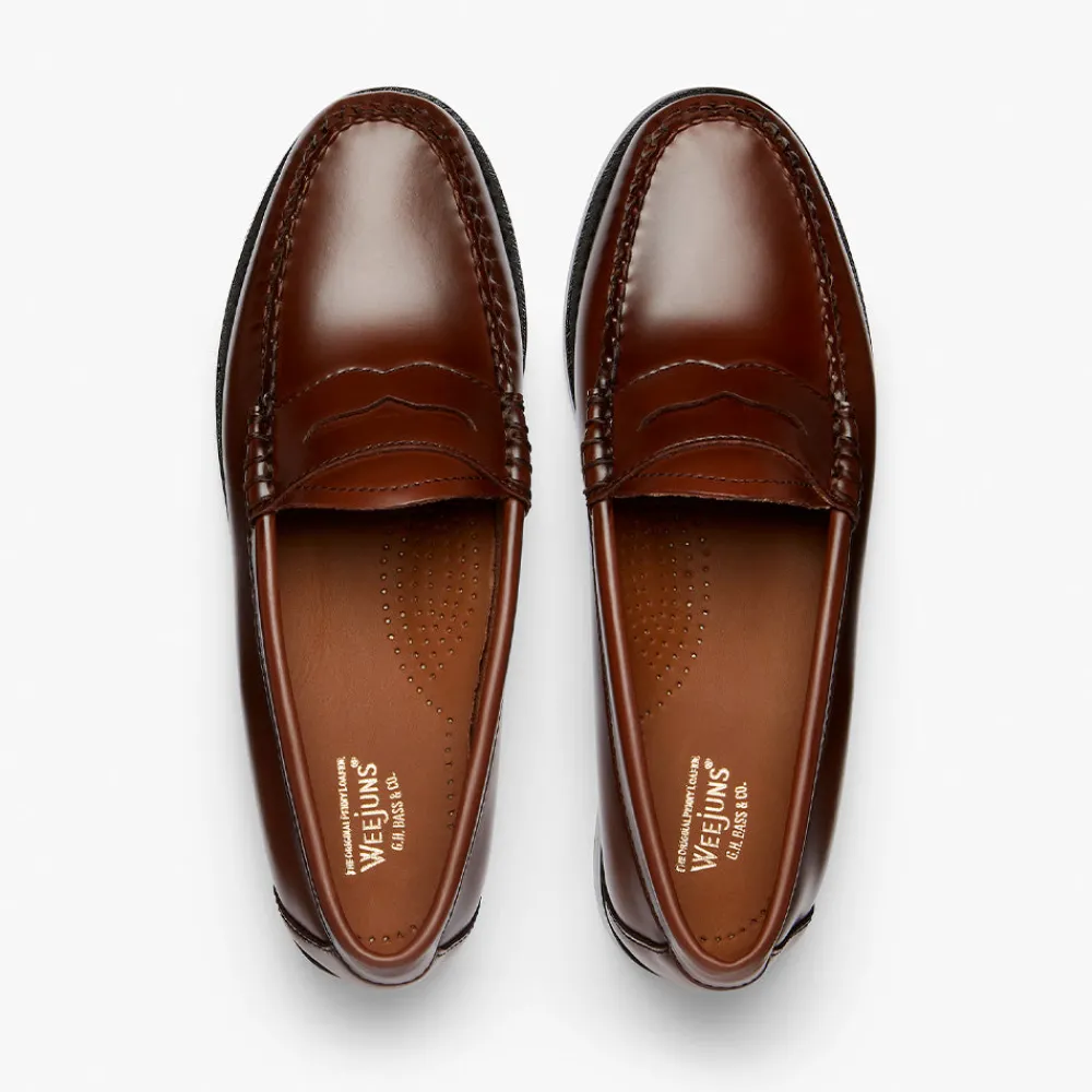 Women GH Bass - Mocassins Weejuns Penny - Cognac