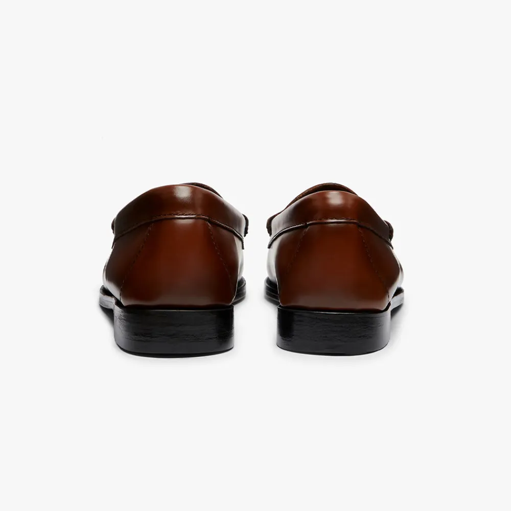 Women GH Bass - Mocassins Weejuns Penny - Cognac
