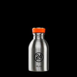 1561 24 BOTTLES Gourde en inox 250 ml - Basic Steel - 24 Bottles