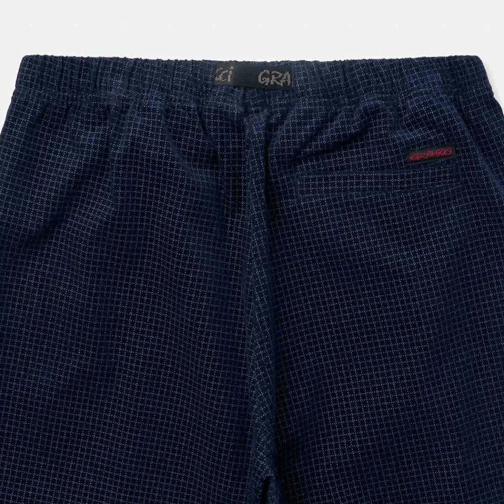 Gramicci - Pantalon OG Grid Check Jam - Bleu