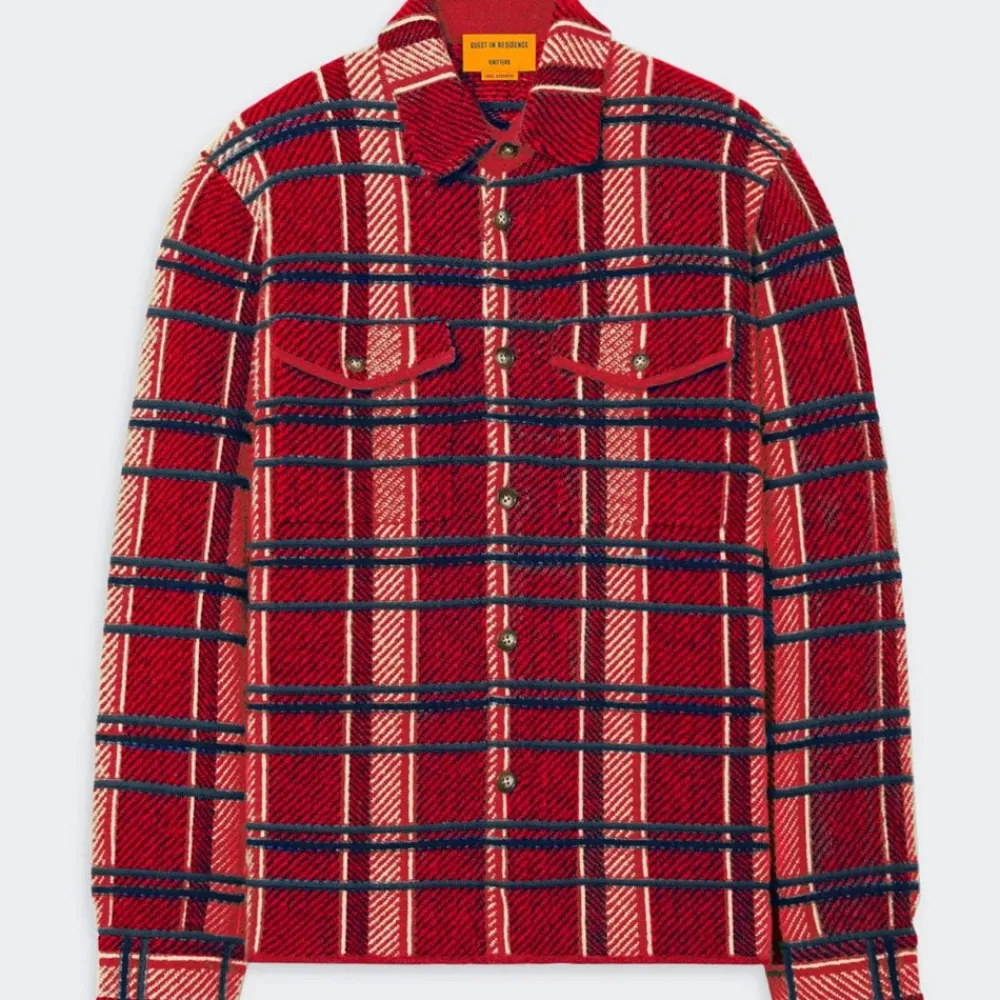 Women GUEST IN RESIDENCE - Chemise Plaid Work - Rouge