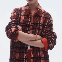 Women GUEST IN RESIDENCE - Chemise Plaid Work - Rouge