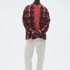 Women GUEST IN RESIDENCE - Chemise Plaid Work - Rouge