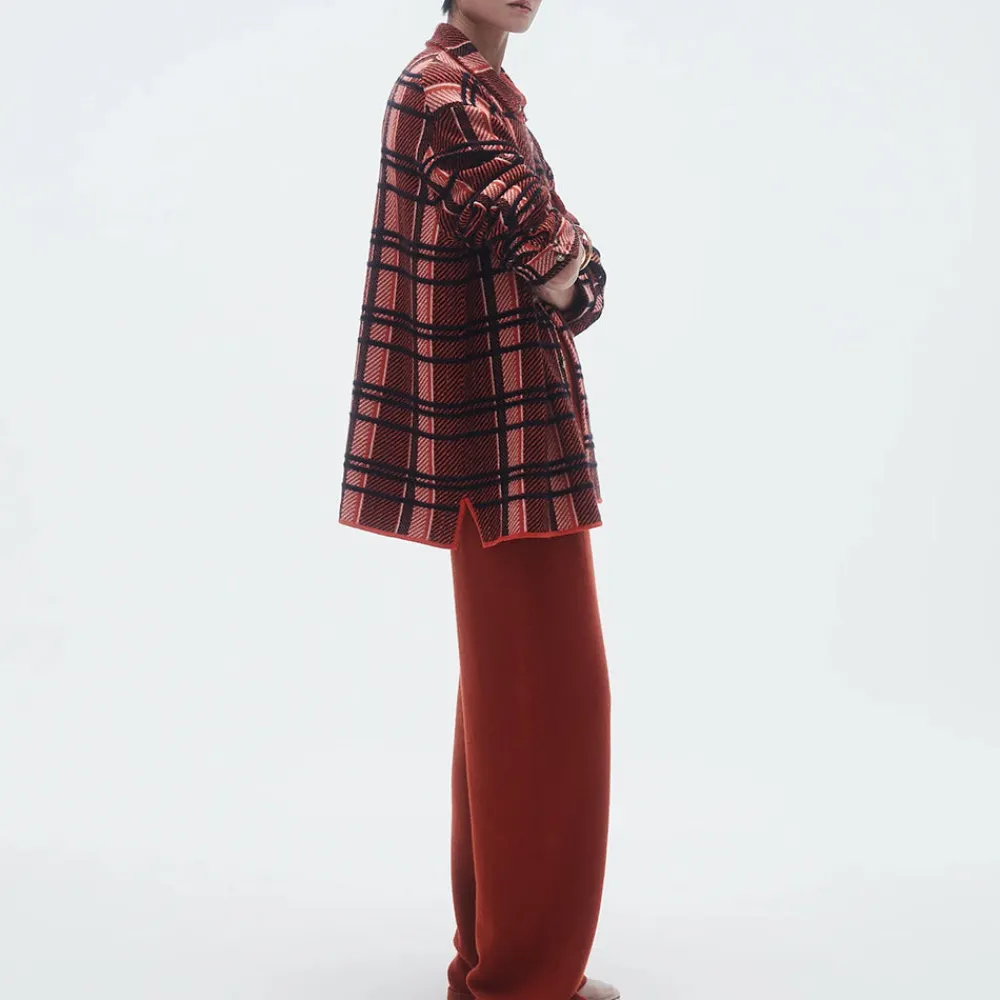 Women GUEST IN RESIDENCE - Chemise Plaid Work - Rouge