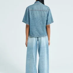 Women HAIKURE - Chemise Olive - Bleu Iconique