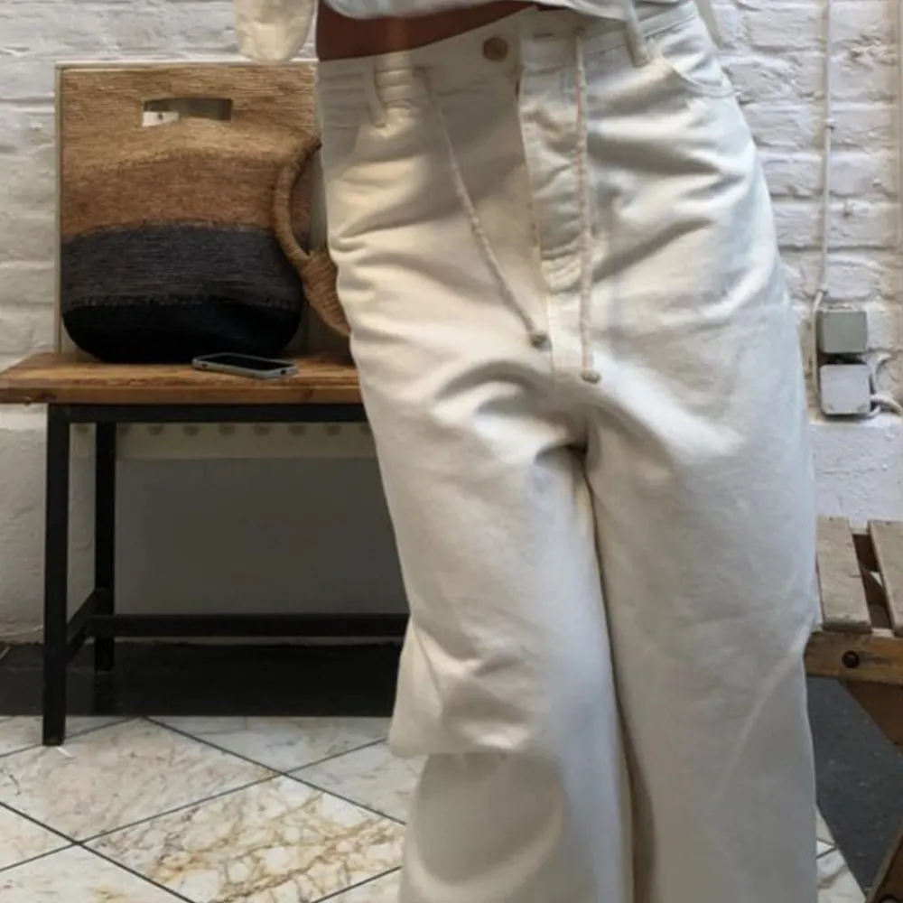 Women HAPPY HAUS - Pantalon Oversize - Blanc