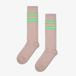 Women HAPPY SOCKS - Chaussettes Fluffy Slouch - Rose