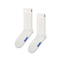 Women HAPPY SOCKS - Chaussettes Hautes Solid - Blanc