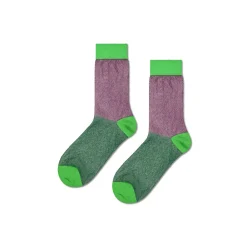 Women HAPPY SOCKS - Chaussettes Hautes Pastel - Violet