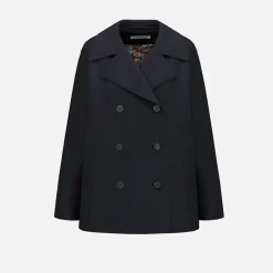 Women Harris Wharf London - Manteau long Peacoat - Marine