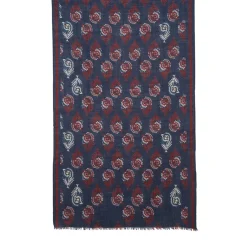 Women HARTFORD - Écharpe - Indigo Paisley