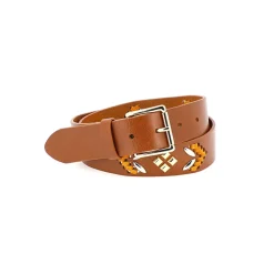 Women Herbert Frère Sœur Herbert Frère Soeur - Ceinture La Malga - Caramel Bume