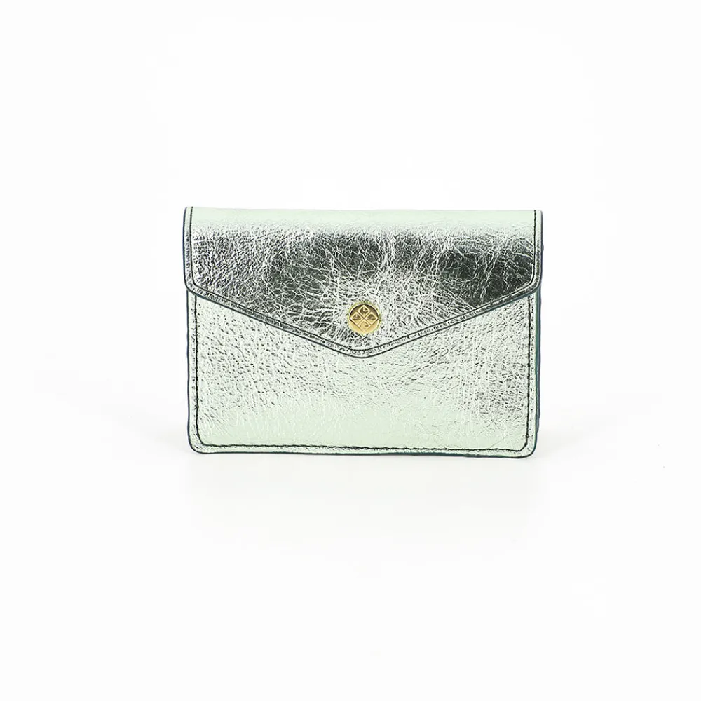 Women HERBERT FRERE SOEUR Herbert Frère Soeur - Porte monnaie Le Paris-New York Laminato - Vert