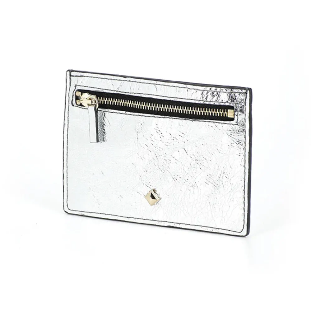 Women HERBERT FRERE SOEUR Herbert Frère Soeur - Porte cartes Le Belem Laminato - Argent