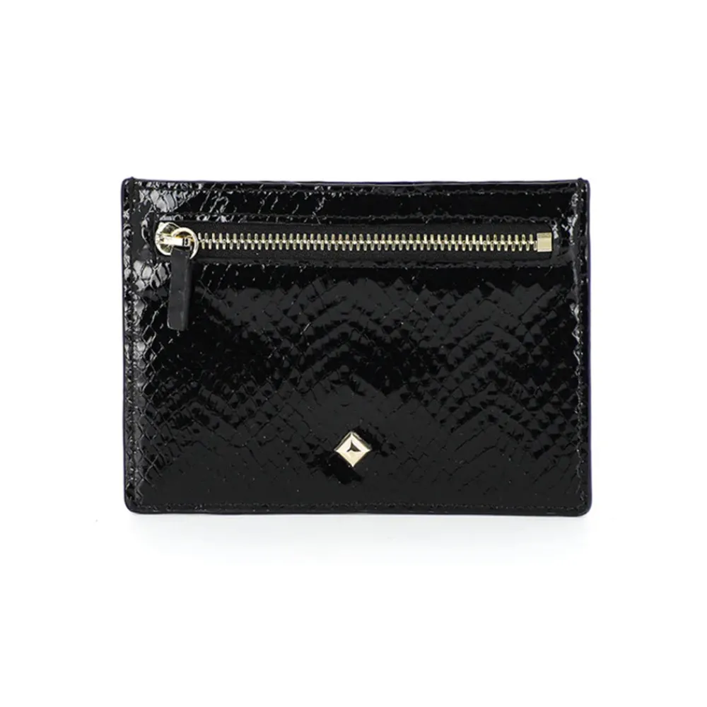 Women HERBERT FRERE SOEUR Herbert Frère Soeur - Porte cartes Le Belem - Vernis Noir