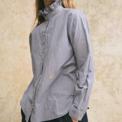 Women HOD - Chemise Cléo patch - Bleu