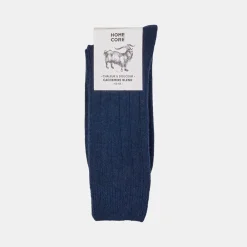 Women Homecore - Chaussettes Cachemire - Bleu