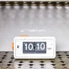 1644 TWEMCO Horloge AL 30 - Blanc & Orange - Twemco