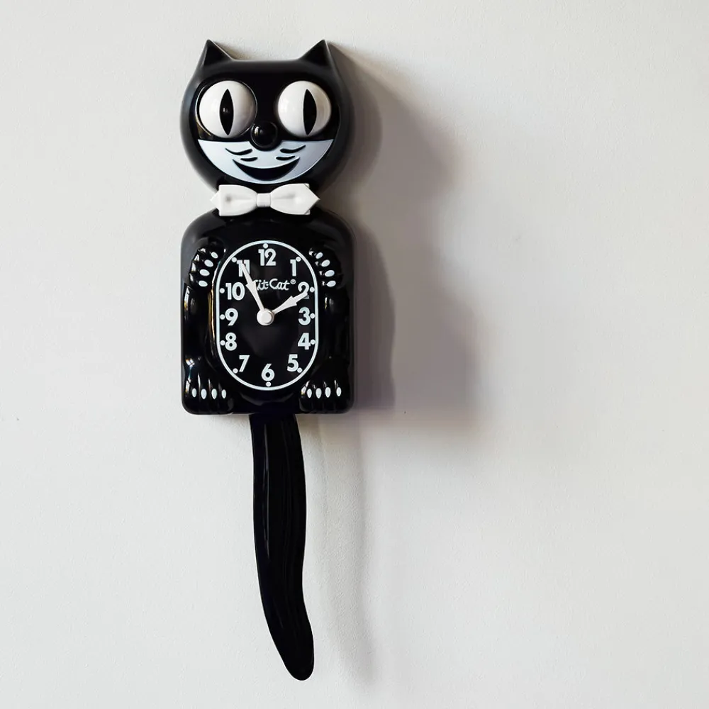1786 KIT CAT KLOCK Horloge Kit Cat - Noir