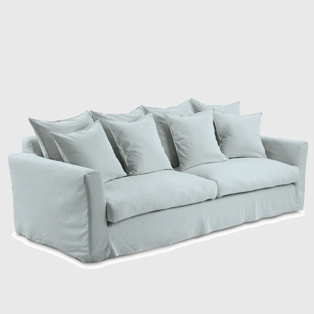 200 LINTEX Housse de canapé - Gris Vésuve