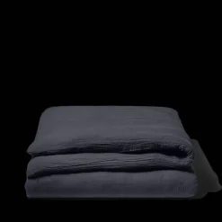 2100 GAZEX Housse de couette en gaze de coton - Gris Fusain