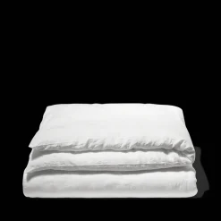 200 LINTEX Housse de couette en lin lavé - Blanc Optique