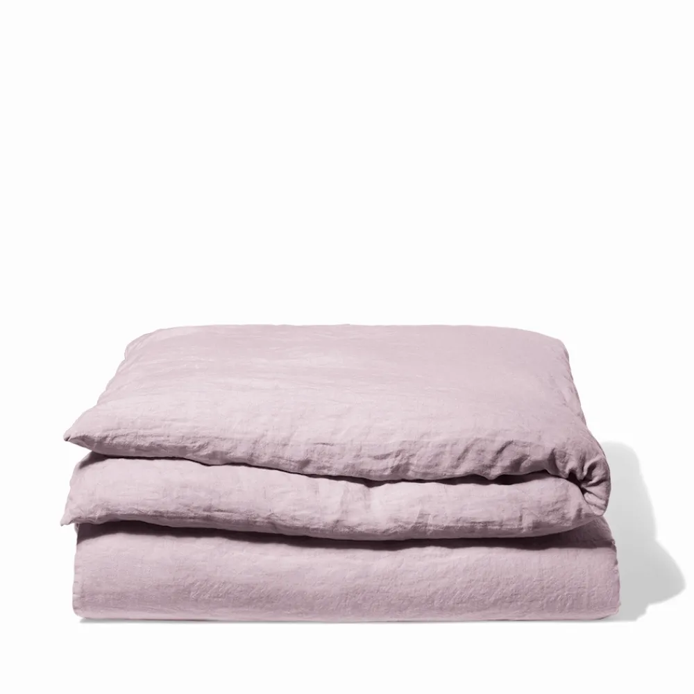 200 LINTEX Housse de couette en lin lavé - Parme Fuji Iro