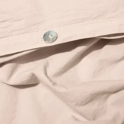 1700 COTEX Housse de couette en percale de coton - Rose des Sables