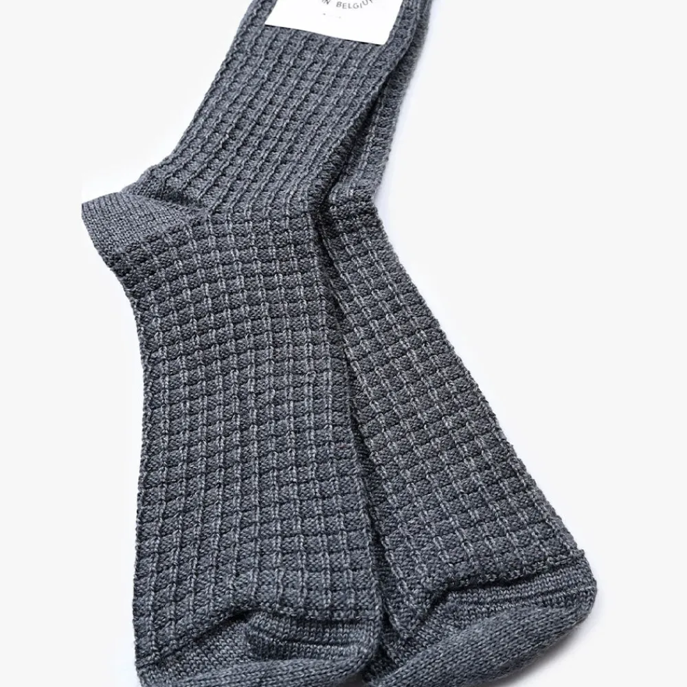 Women Howlin ' - Chaussettes Fuzzy Waffle - Gris