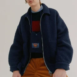 HOWLIN ' - Veste Boxy Swing - Marine