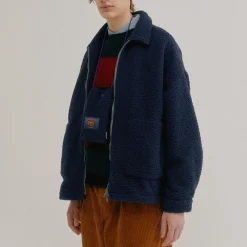 HOWLIN ' - Veste Boxy Swing - Marine
