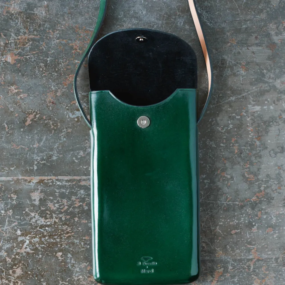 Women Il Bussetto x Merci - Etui Télephone Crossbody - Vert