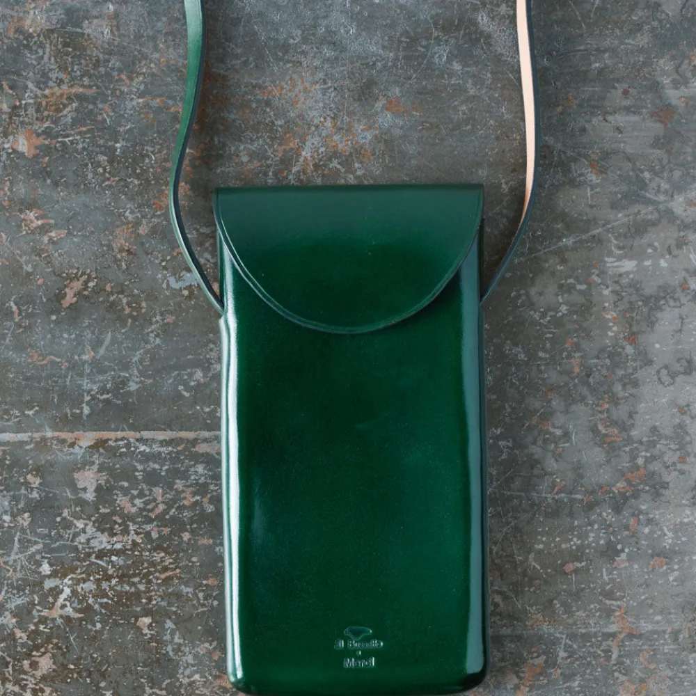 Women Il Bussetto x Merci - Etui Télephone Crossbody - Vert