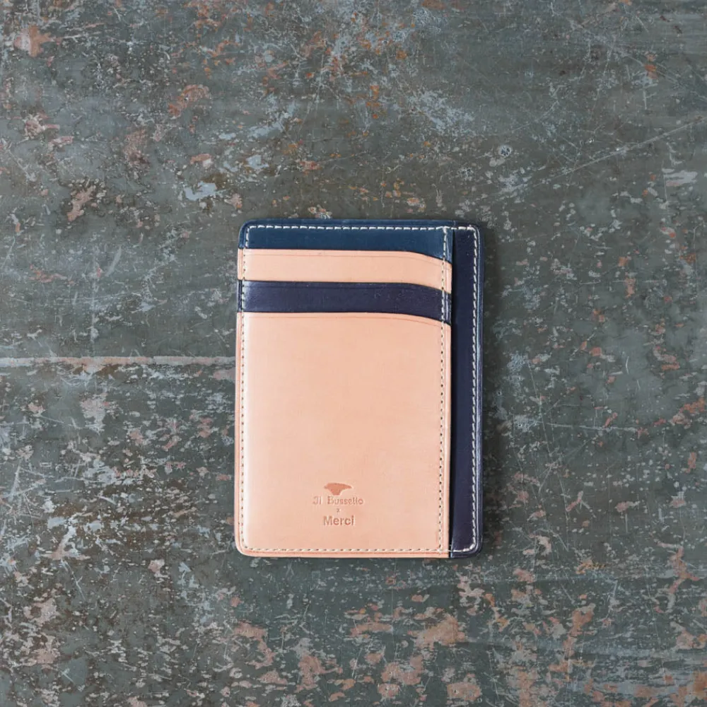 Women Il Bussetto x Merci - Porte Document - Beige/Bleu