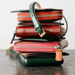 Women Il Bussetto x Merci - Portefeuille Bi-Fold Zip - Bordeaux