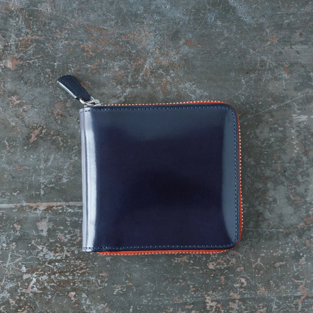 Women Il Bussetto x Merci - Portefeuille Bi-Fold Zip - Bleu