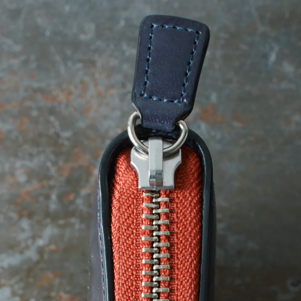 Women Il Bussetto x Merci - Portefeuille Bi-Fold Zip - Bleu