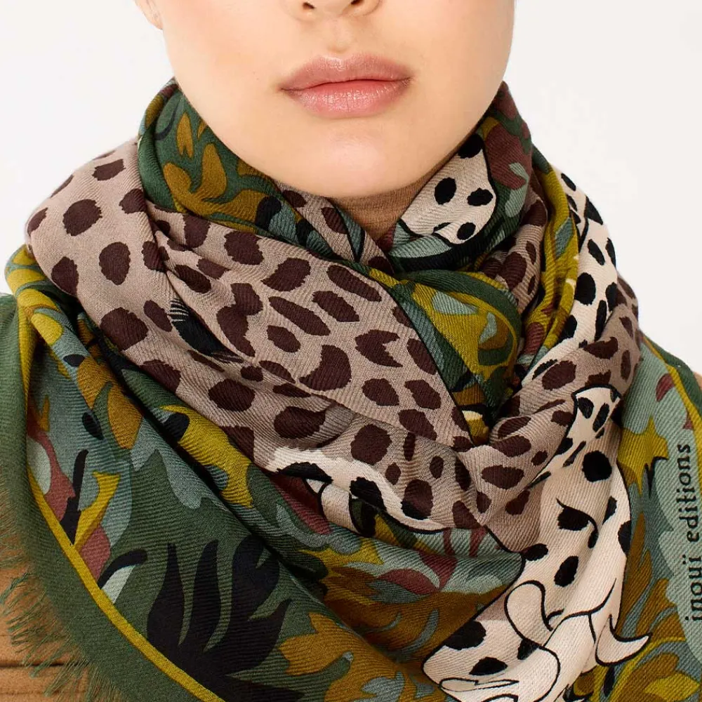 Women Inoui Editions - Echarpe Mike - Kaki