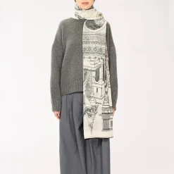 Women Inoui Editions - Echarpe Paris - Blanc