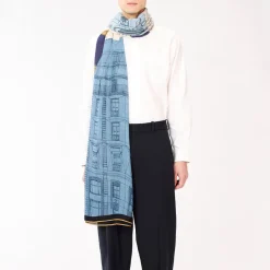 Women Inoui Editions - Echarpe Paris - Bleu