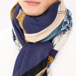 Women Inoui Editions - Echarpe Paris - Bleu