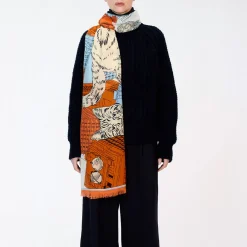 Women Inoui Editions - Echarpe Tokyo - Orange