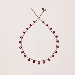 Women Ivarene - Collier Elston - Rouge