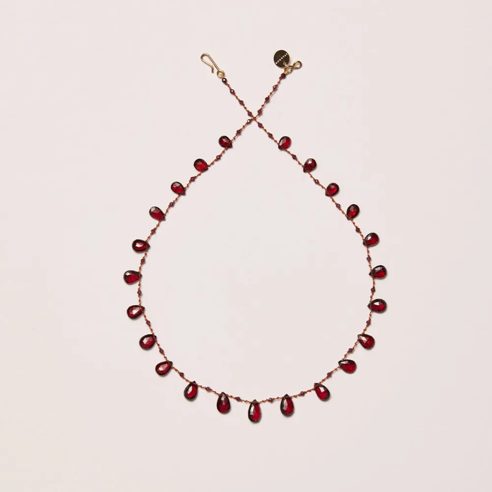Women Ivarene - Collier Elston - Rouge