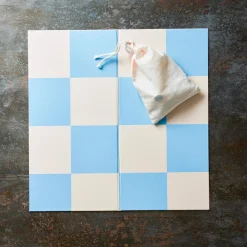 Kids 1156 KUBBICK Jeu Échecs Bleu / Blanc graphique