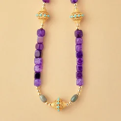 Women JUHU - Collier Ness - Violet