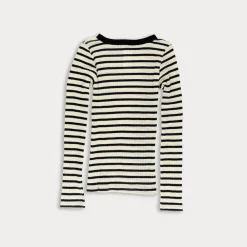 Women LA FETICHE - Tee Shirt Jackie Rayé - Ecru